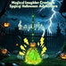 Halloween Witch Broom Light