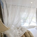 Large White Outdoor Camping Mosquito Net - Insect-Proof, Protective, Breathable, and Portable Bedroom, Hammock, and Tent Use
