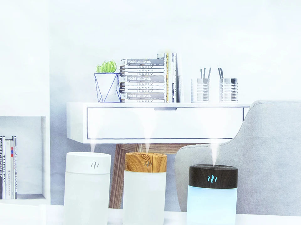 DwellCozy 260ml USB Ultrasonic Vase Aroma Diffuser