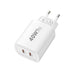 40W USB C Charger Dual Ports PD Charger Type C Fast Charging Quick Charger 3.0 For iPhone Xiaomi Samsung Huawei Phone Adapter