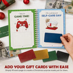 JingleBind Christmas Gift Card Holder Book