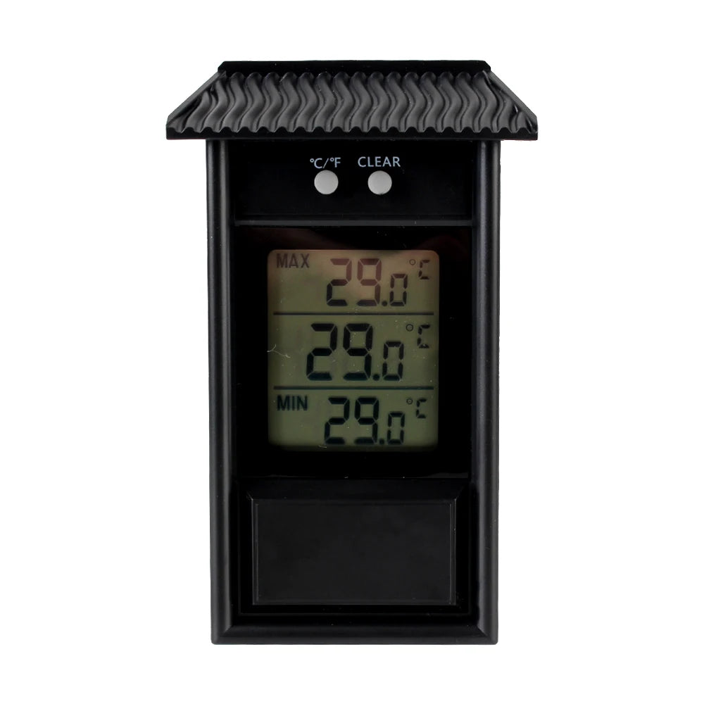 Digital Display Screen for Home Garden Greenhouse Indoor Outdoor Gauge Weather Sensor LCD Electronic Thermometer Max Min
