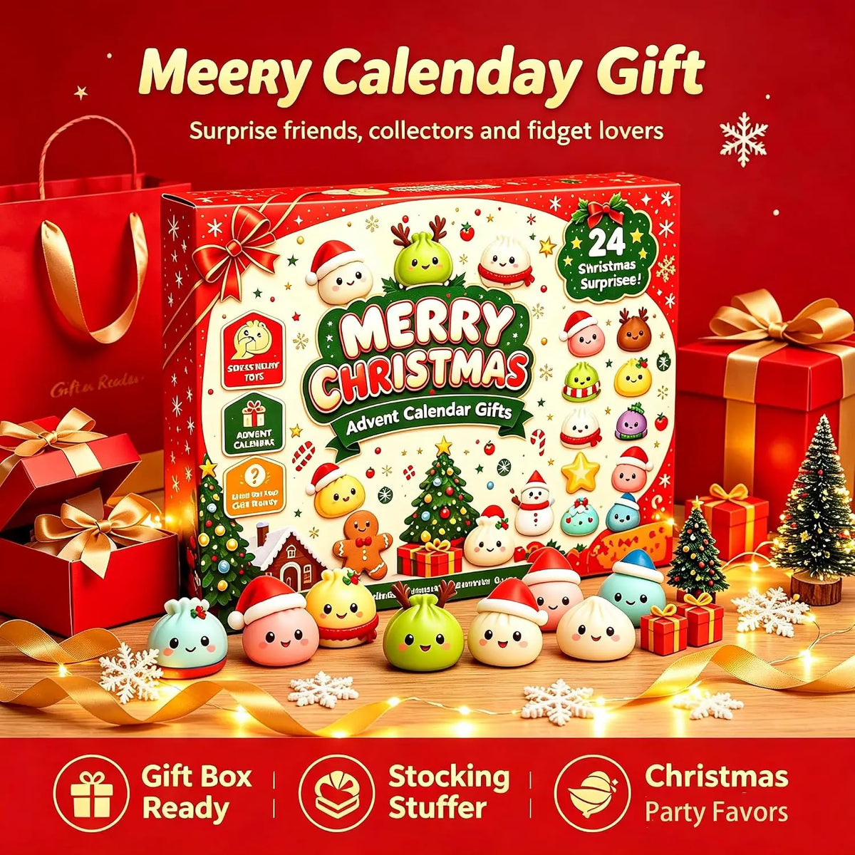 24‑Day Christmas Dumpling Squishy Advent Calendar 2026