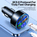 USB Car Charger Fast Charging Quick Charge 3.0 Car Mobile Phone Charger Adapter For iPhone 16 Pro 15 Samsung Type C PD Chargers