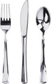 300-Piece Gold Plastic Silverware Set - Heavy Duty Disposable Cutlery, Includes 100 Forks, 100 Spoons & 100 Knives, Ideal for Parties, Baby Showers, Weddings, and Birthdays