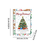 JingleBind Christmas Gift Card Holder Book