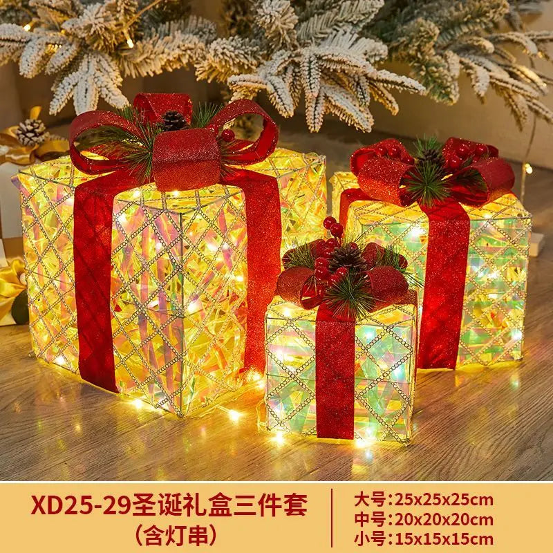 JarBell Christmas luminous wrought iron deer