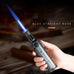 JOBON Strong Blue Flame Lighter 360° Inverted Ignition Rotatable Nozzle Safety Lock Design Inflatable Lighters