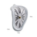 Surreal Melting Clock Silent Melted Wall Clock Salvador Dali Style Wall Watch for Decorative Home Office Shelf Desk Table Gift