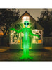 Decoración inflable de Halloween de 9 pies de altura, alienígena inflable para exteriores con luces LED integradas para decoraciones de jardín, patio y césped de Halloween