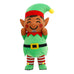 Christmas Elf Inflatable Costume Mascot Parade Adult Character Cosplay Christmas Party Event Plush Set
