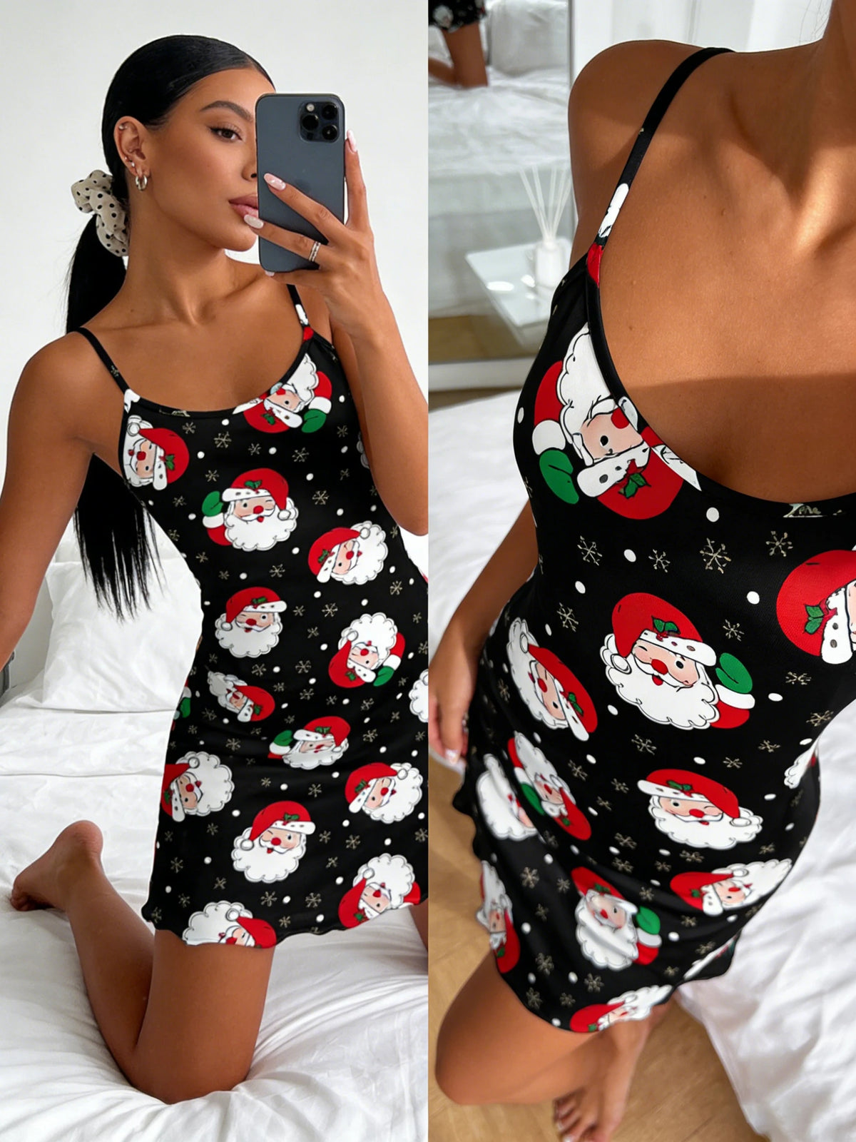 CozyNight Women's Christmas Nightdress