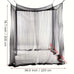 Large White Outdoor Camping Mosquito Net - Insect-Proof, Protective, Breathable, and Portable Bedroom, Hammock, and Tent Use