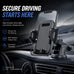 2-in-1 Universal Car Phone Mount for phone 4-6.5 inches