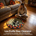 3D Halloween Rug, Skeleton Vortex Quilted Round Rugs