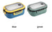 Double Layered Design With Fork And Spoon Fruit Bento Box For Easy Carrying, Microwave Safe, And Convenient Heating Lunch Box