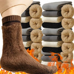 Men's Fleece-Lined Thermal Socks – Cashmere-Feel Winter Boot Socks for Cold Weather