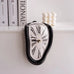 Surreal Melting Clock Silent Melted Wall Clock Salvador Dali Style Wall Watch for Decorative Home Office Shelf Desk Table Gift