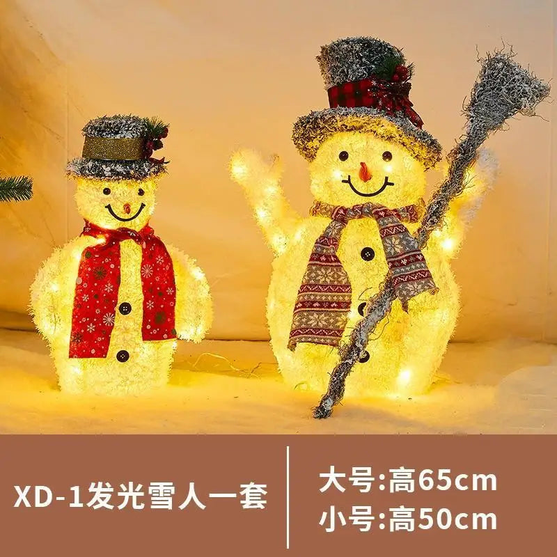 JarBell Christmas luminous wrought iron deer
