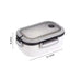 Double Layered Design With Fork And Spoon Fruit Bento Box For Easy Carrying, Microwave Safe, And Convenient Heating Lunch Box