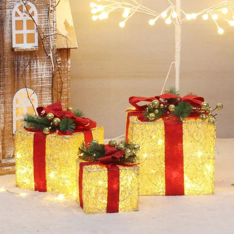 JarBell Christmas luminous wrought iron deer