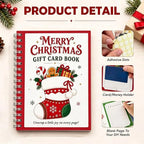 JingleBind Christmas Gift Card Holder Book