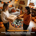 3D Halloween Rug, Skeleton Vortex Quilted Round Rugs