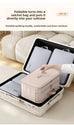 1pc Hanging Travel Clothes Storage Bag Large Capacity Underwear Storage Bag Business Trip Tourism Hotel Wardrobe Hanging Bag