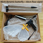 Automatic Opening LED Butterflies for Wedding Decor, Romantic Magical Light Up Wings for Party Christmas Festival Decoration
