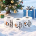 Christmas Toilet Roll Paper Happy 2026 New Year Christmas Supplies Xmas Tissue Roll Napkin Kitchen Tool Home Decoration New Year