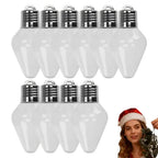JarBell Festive Bulb-Shaped Christmas Jars
