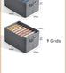 Thickened Pants Storage Box Foldable 9/7/6 Grids Organizer for Jeans Sweatshirt Shirt Wardrobe Organizers of Cabinets and Drawer