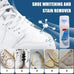 100ml White Shoes Stain Remover Whitening Cream-All-Purpose Cleaning Gel with Brush for Sneakers Leather Shoes without water rin