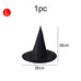 Wizard Hat / Witch Broom Halloween Party Decoration Festival Gathering Supplies Masquerade Prop Cosplay Costume Accessories TMZ