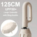 Ring Buckle Design Automatic Folding Umbrella for Men Extra Large Reinforced Wind & Rain-resistant Sunshade UV Umbrellas
