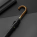 New Wooden Long Handle Luxury Umbrella Men Women, Outdoor 8 Bones Big Golf Rain Umbrella Windproof Strong, 120cm Diameter