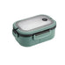 Double Layered Design With Fork And Spoon Fruit Bento Box For Easy Carrying, Microwave Safe, And Convenient Heating Lunch Box