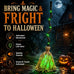 Halloween Witch Broom Light