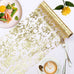 Sparkle Metallic Table Runners Gold Silver Thin Table Runner Glitter Sequin Metallic Foil Mesh Roll Birthday Party Decor Wedding
