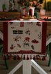 Christmas Snowflake Decoration Table Runner Jacquard Dining Cloth New Year Gift Winter Home Rustic Decor Bed Tail Flag Cover