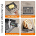 Wall Mounted Soap Drain Box No Punching Household Bathroom Soap Holder Simple With Hook, No Water Accumulation Soap Box