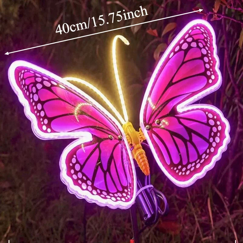 GardenGlow Automatic Opening LED Butterflies
