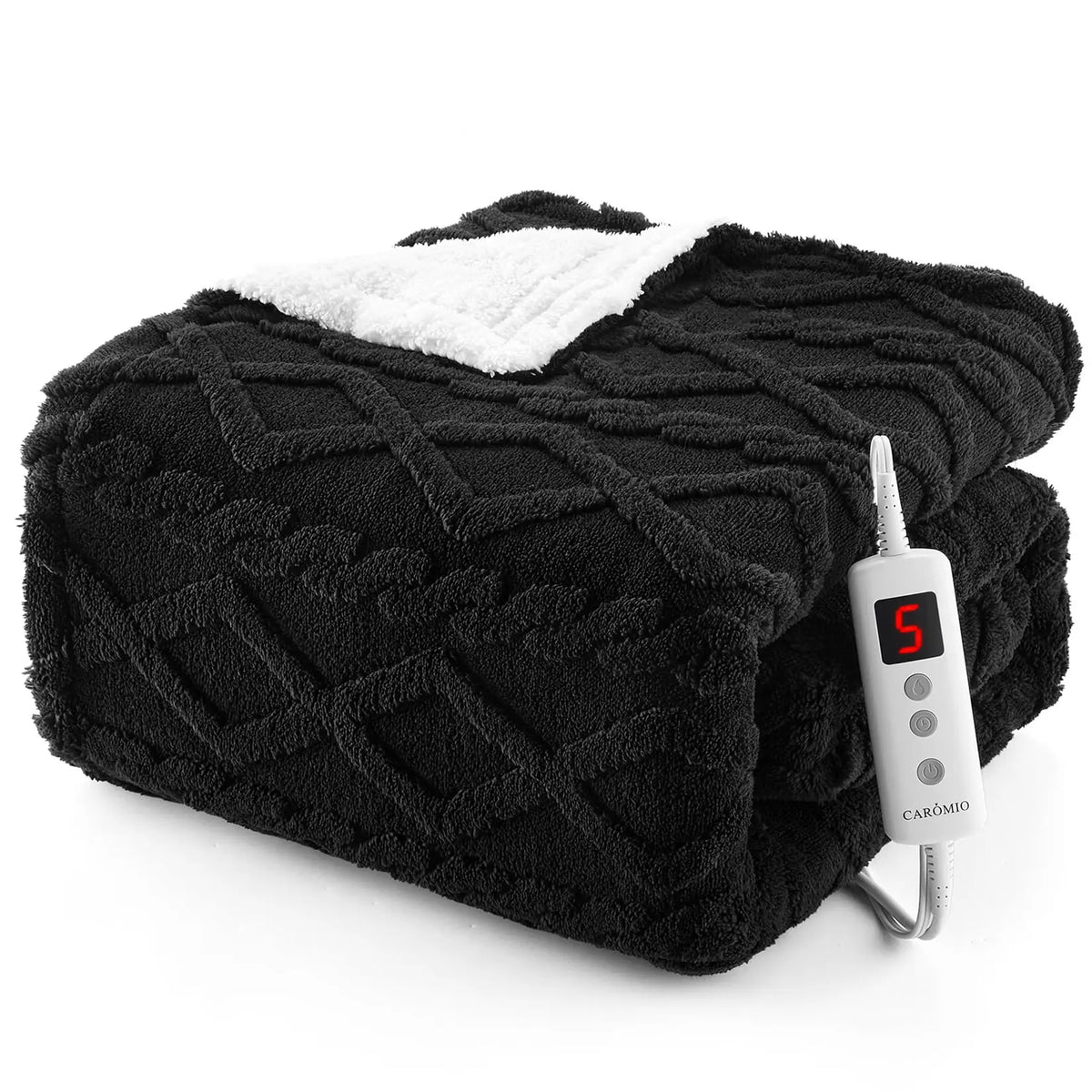 PlushWarm Electric Heated Throw Blanket 50"x60"