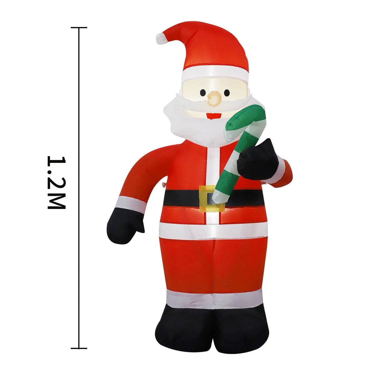 5FT 1.5M Christmas Inflatables Lifting Santa Claus with Cover Up and Down Outdoor Blow Up Xmas Decoration 2026 Party Yard Decor