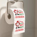 Christmas Toilet Roll Paper Happy 2026 New Year Christmas Supplies Xmas Tissue Roll Napkin Kitchen Tool Home Decoration New Year