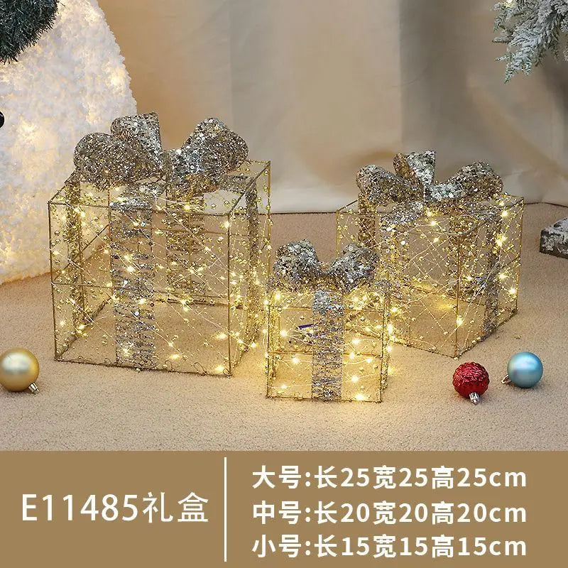 JarBell Christmas luminous wrought iron deer