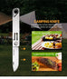 ROXON Out Door  Camping Cutlery Set  Stainless Steel Portable and Detachable