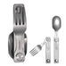 ROXON Out Door  Camping Cutlery Set  Stainless Steel Portable and Detachable
