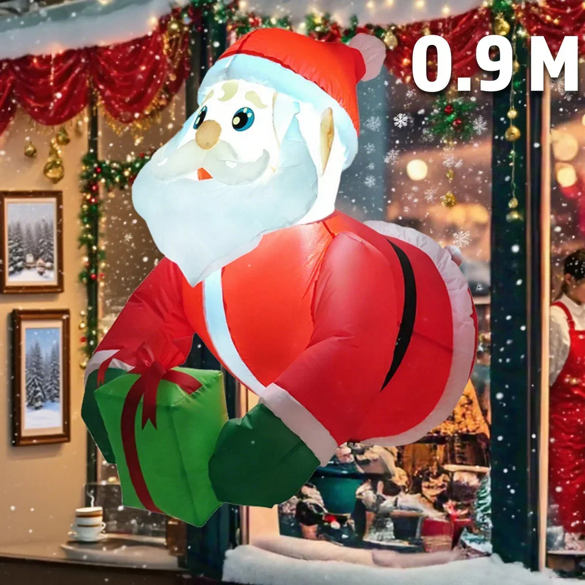GardenGlow  5FT Santa Claus