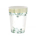 20pcs Disposable Tableware Such As Green Ink Party Sage Themed Paper Cups Plates Tissues Knives Birthday Party Decorations